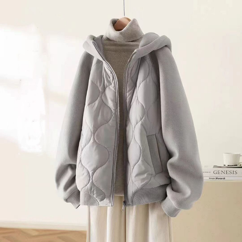 連帽棉衣寬鬆顯瘦保暖棉襖加厚夾棉外套夾克