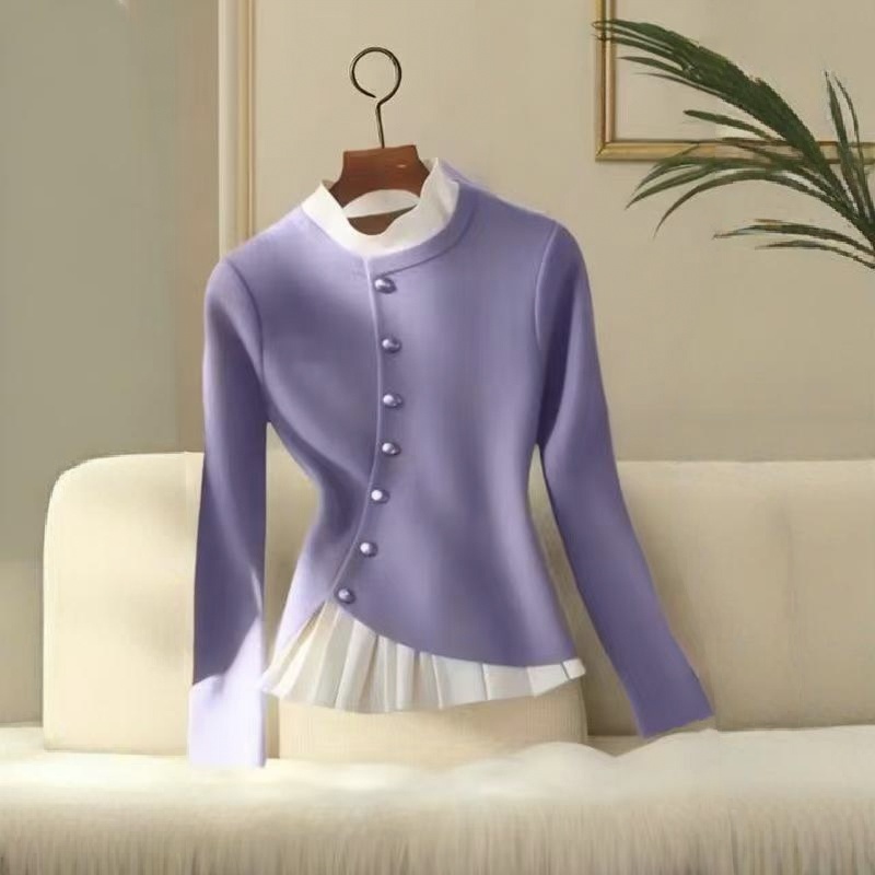 氣質時尚小眾設計感長袖-Cicimode