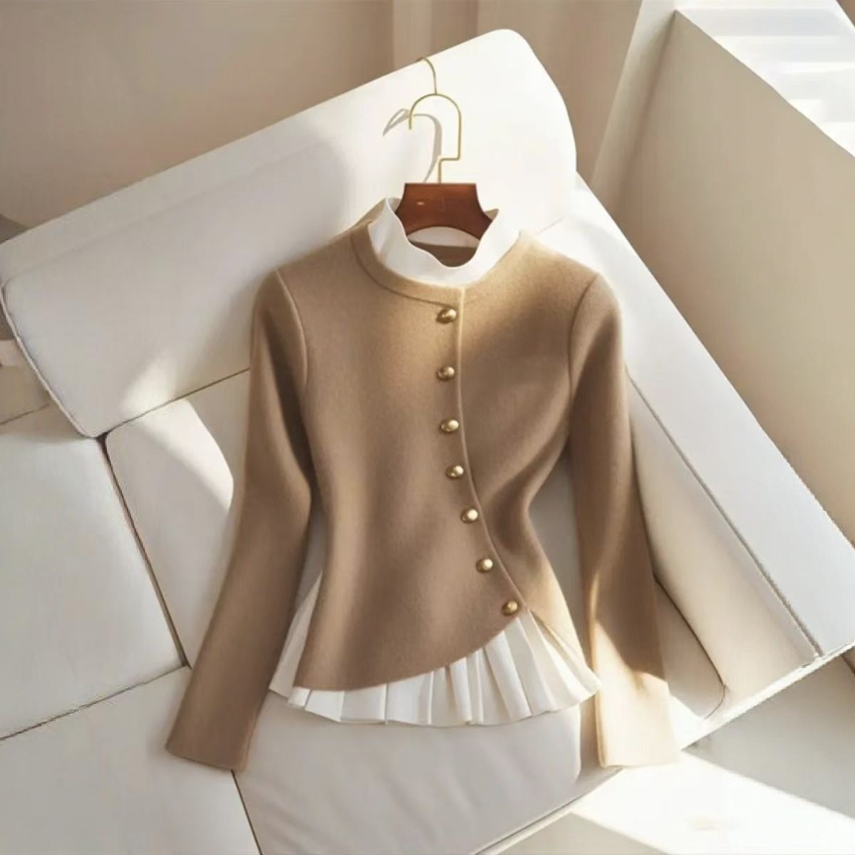 氣質時尚小眾設計感長袖-Cicimode