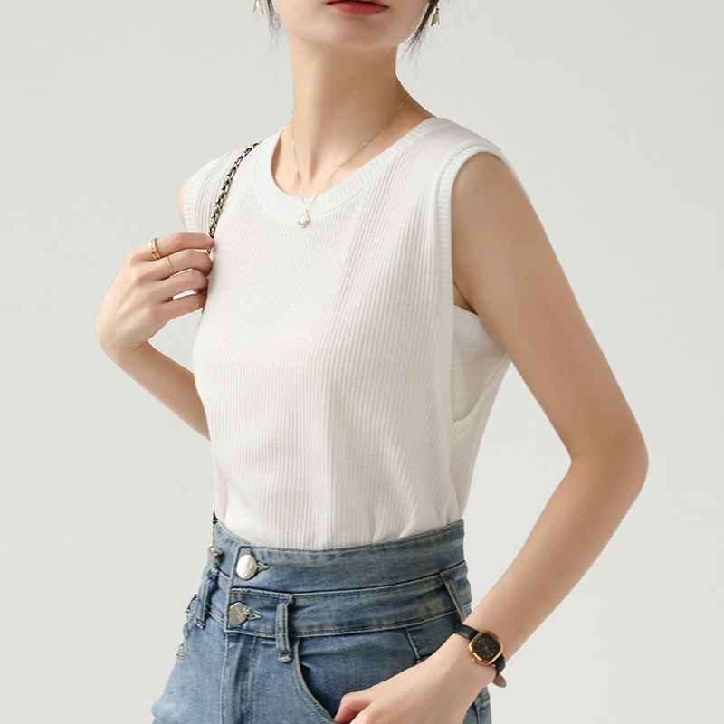 百搭寬鬆遮副乳可外穿可內搭無袖背心-Cicimode