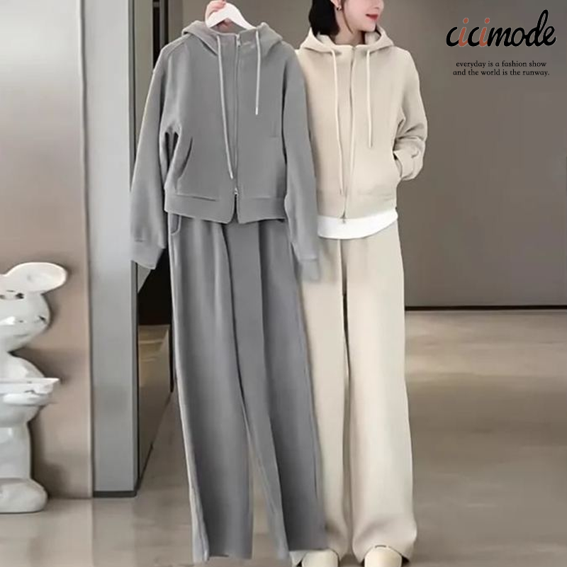 【整套】高级感宽松韩版时尚洋气卫衣两件套装