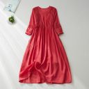 红色吊帶+紅色連身裙/兩件套