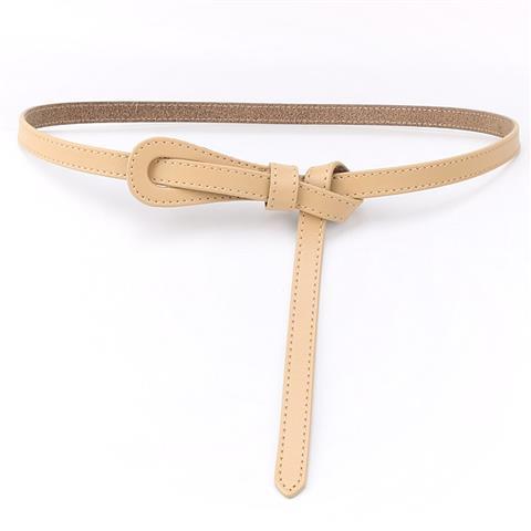 ins風韓國時尚簡約裝飾配裙子毛衣風衣打結腰帶