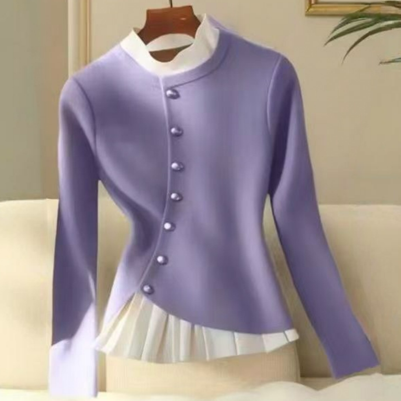 氣質時尚小眾設計感長袖-Cicimode