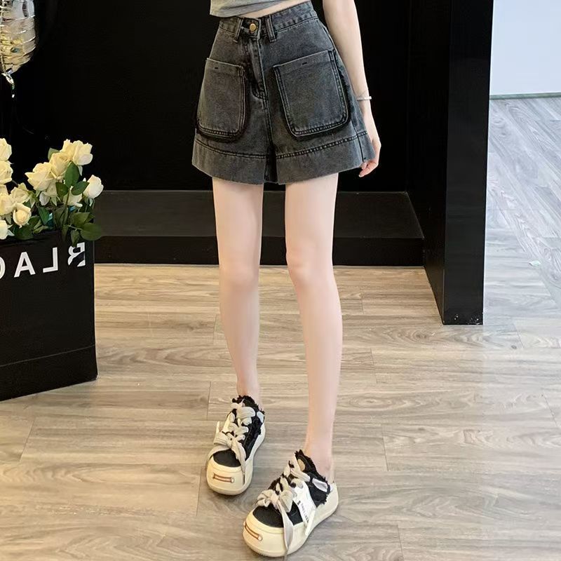 【單件/套裝】復古減齡休閒運動風T恤+牛仔短褲兩件套裝