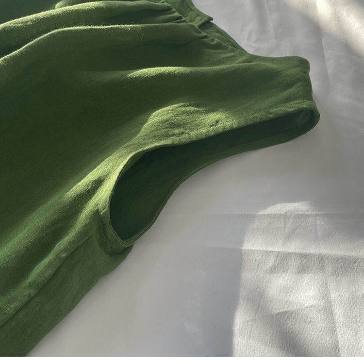 百搭休閒顯瘦文藝復古棉麻吊帶背心