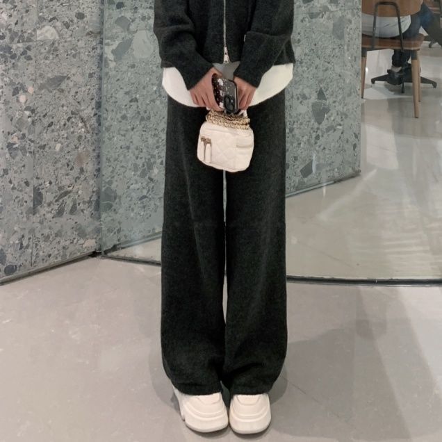 【單件/套裝】休閒假兩件衛衣+寬鬆闊腿褲兩件套裝-Cicimode