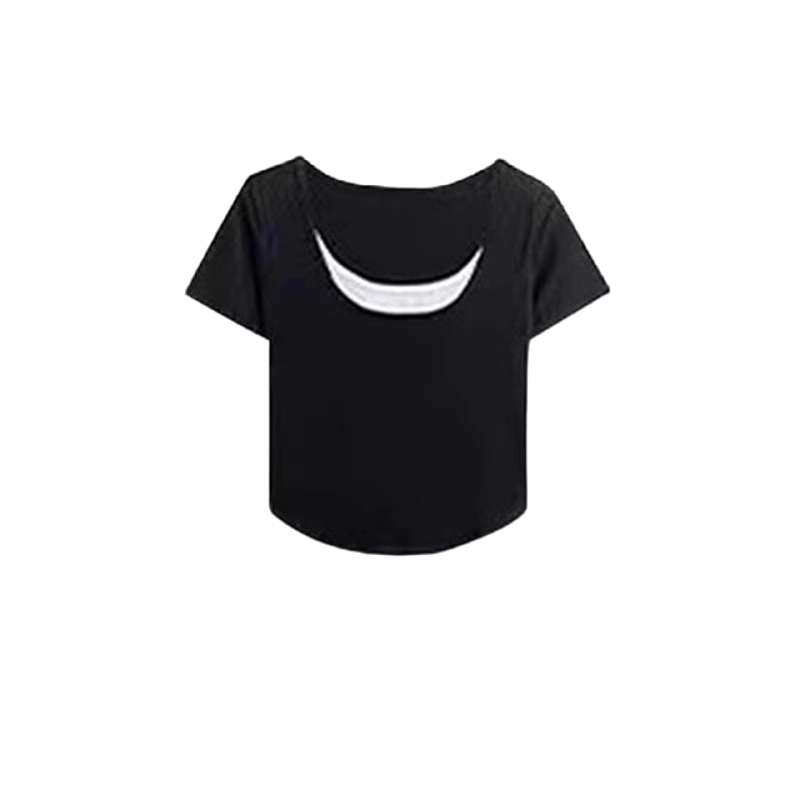 【單件/套裝】氣質休閒短袖+寬鬆遮肉格子鬆緊腰裙褲兩件套裝-Cicimode