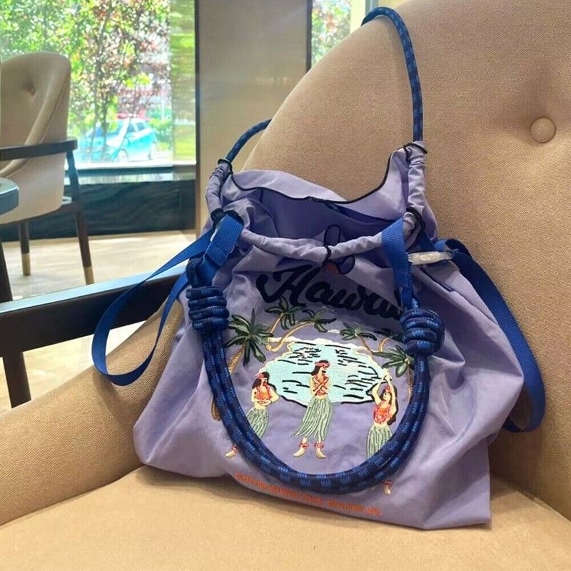 【多款式】小眾刺繡尼龍大容量環保手提單肩斜跨包