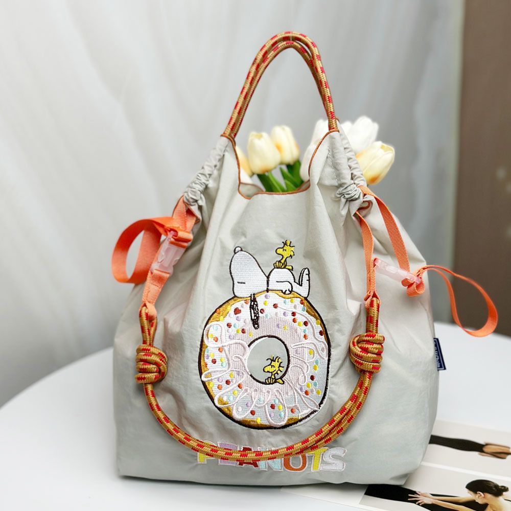 【多款式】小眾刺繡尼龍大容量環保手提單肩斜跨包