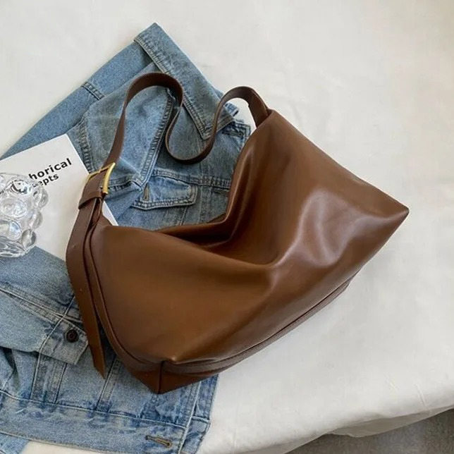 熱銷推薦! 時尚百搭復古大容量單肩/斜挎手提袋-Cicimode