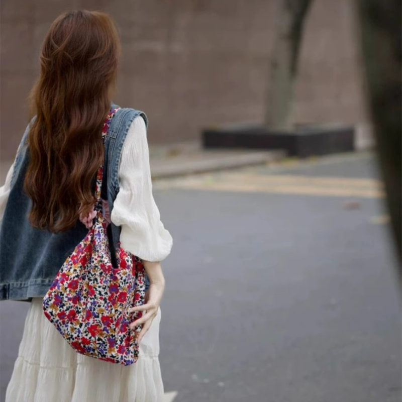 【單件/套裝】翻領牛仔馬甲外套+長袖連衣裙兩件套裝