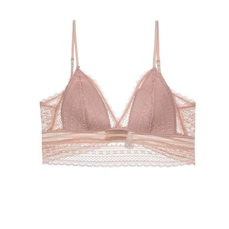 【單件/套裝】性感蕾絲聚攏無鋼圈內衣+內褲套裝