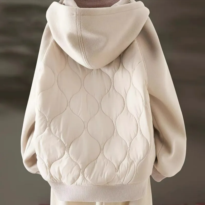連帽棉衣寬鬆顯瘦保暖棉襖加厚夾棉外套夾克