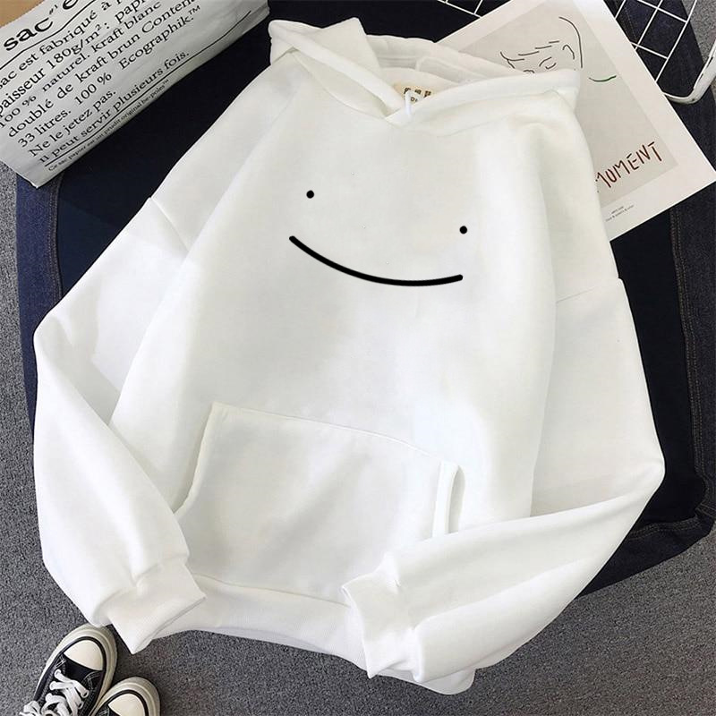 多色韓版休閒寬鬆笑臉口袋情侶加絨帶帽衛衣