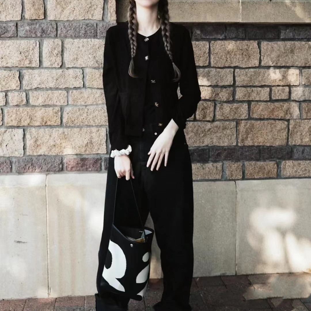 時尚小眾潮牌設計感大容量水桶包單肩包