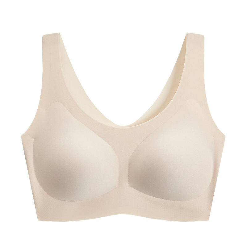 聚攏收副乳背心式無痕美背無鋼圈運動內衣