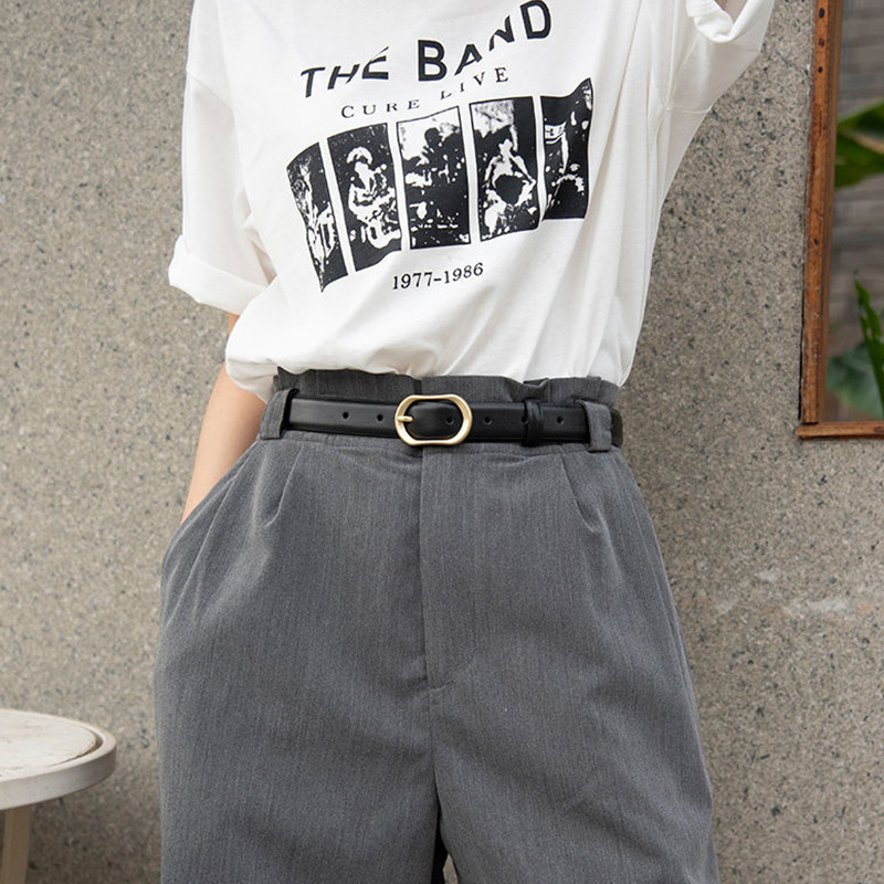 復古時尚百搭休閑針扣裝飾腰帶