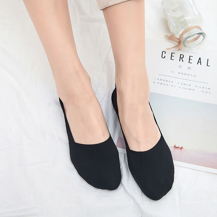 透氣冰絲百搭防滑不掉跟淺口隱形船襪