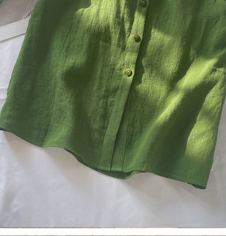 百搭休閒顯瘦文藝復古棉麻吊帶背心