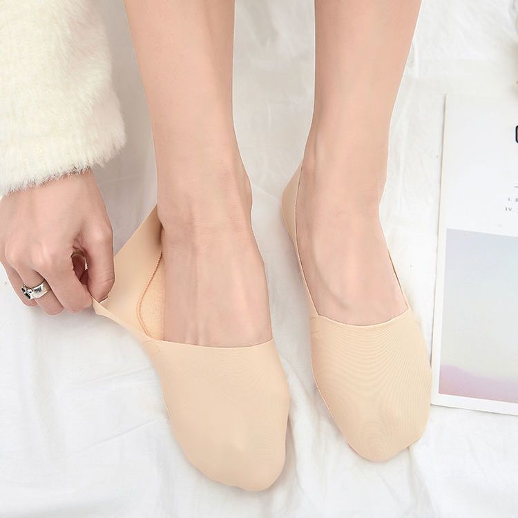 透氣冰絲百搭防滑不掉跟淺口隱形船襪