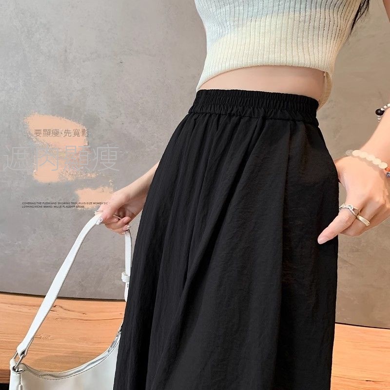 冰感防曬寬鬆顯瘦蓬鬆立體蘿蔔褲燈籠褲-Cicimode