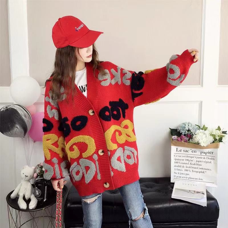 韓版寬鬆中長款百搭慵懶開衫外套-Cicimode