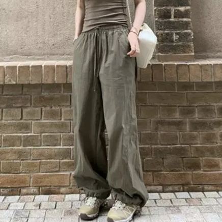 【單件/套裝】美式復古流行時尚背心+工裝休閑褲兩件套