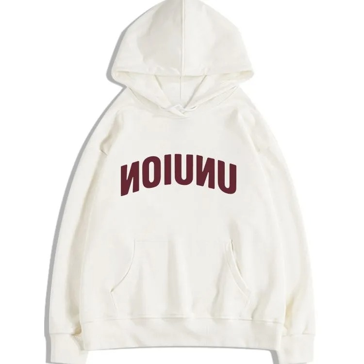 美式高街oversize字母印花重磅刷毛連帽T-Cicimode