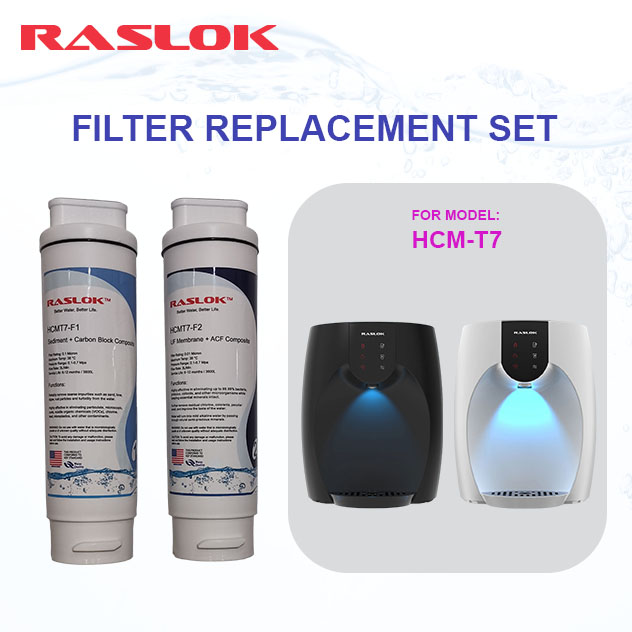 RASLOK Water Filters Replacement Set for HCM-T7