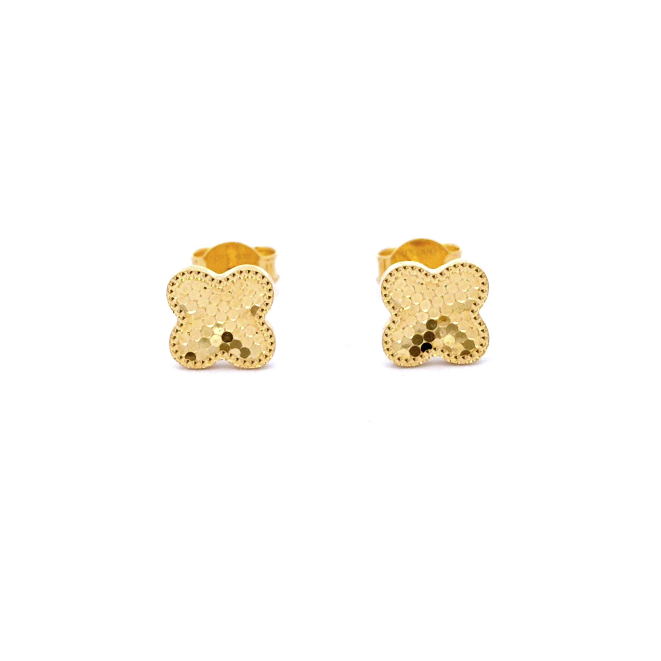 TIANSI 916 (22K) Gold Honeybee Clover Earring