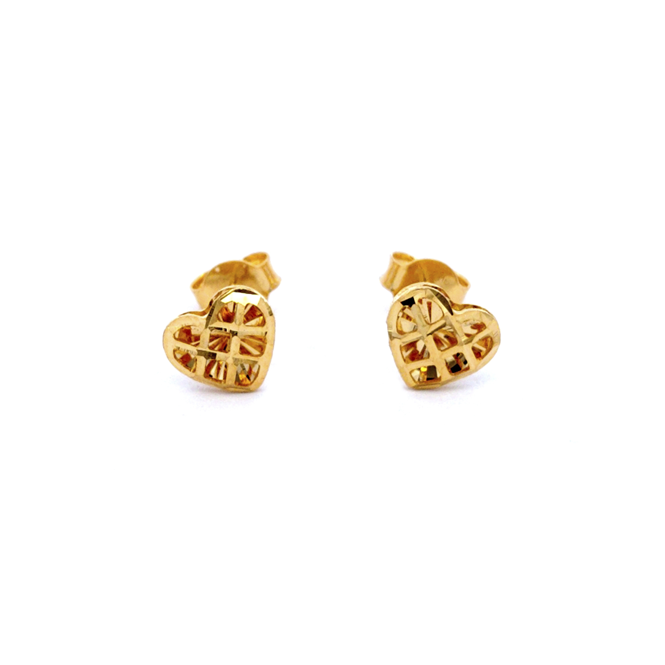 TIANSI 916 (22K) Gold Heart Earring