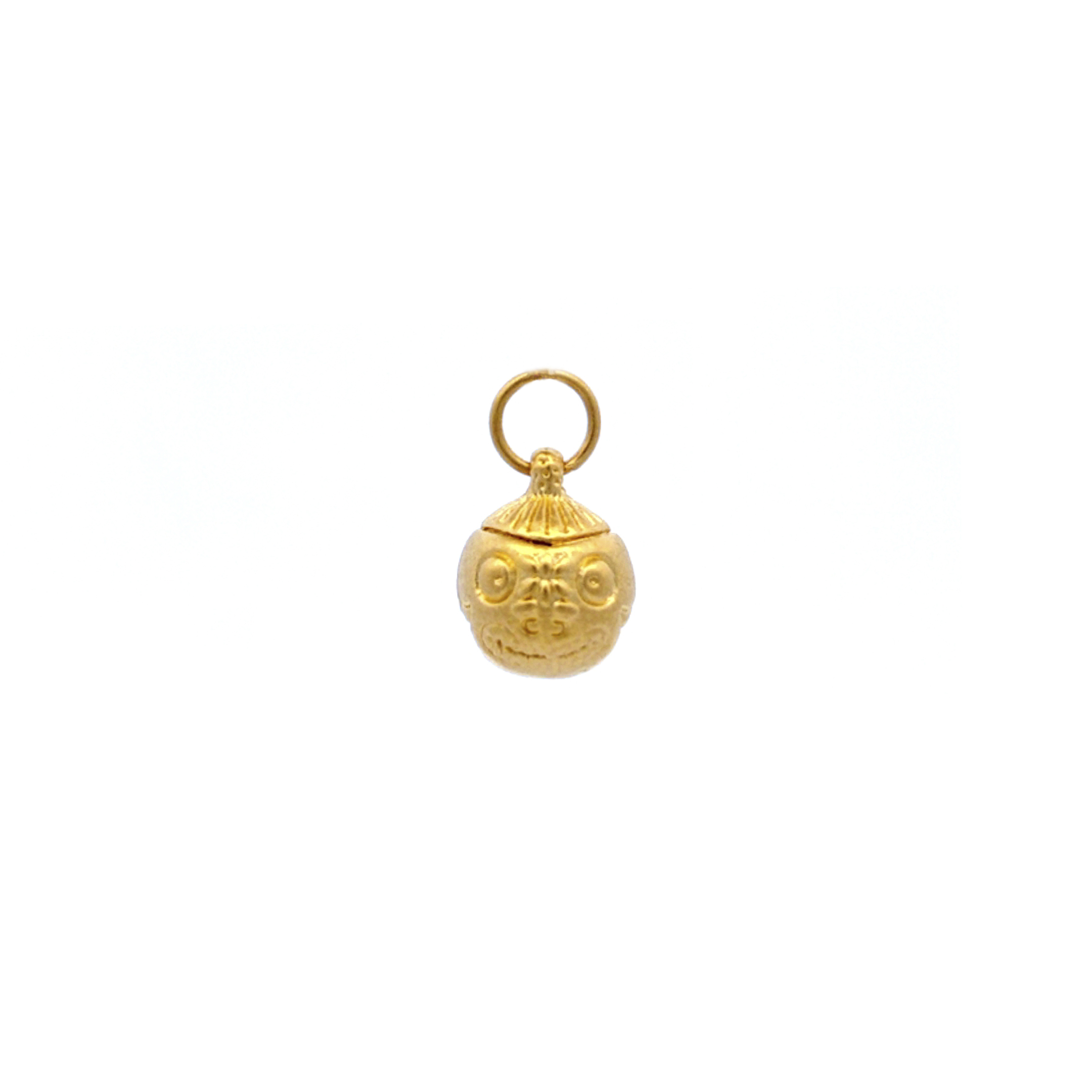 TIANSI 999 (24K) Gold Bell Swallow Gold Mythical Beast Pendant