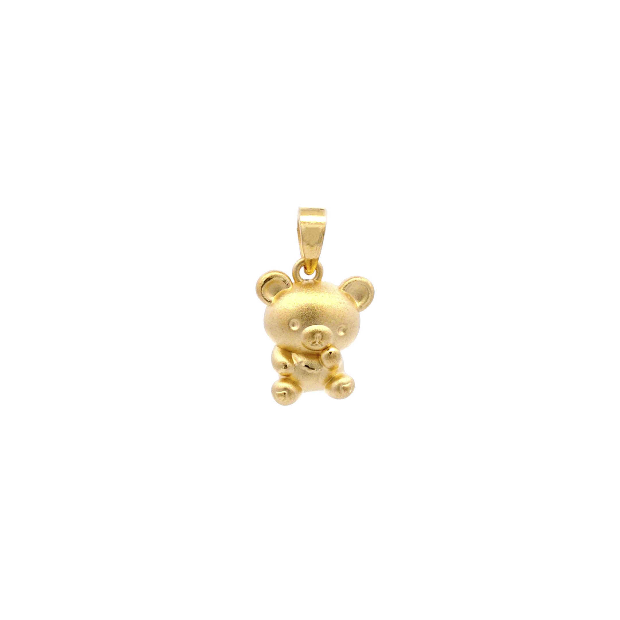TIANSI 999 (24K) Gold Bear Pendant