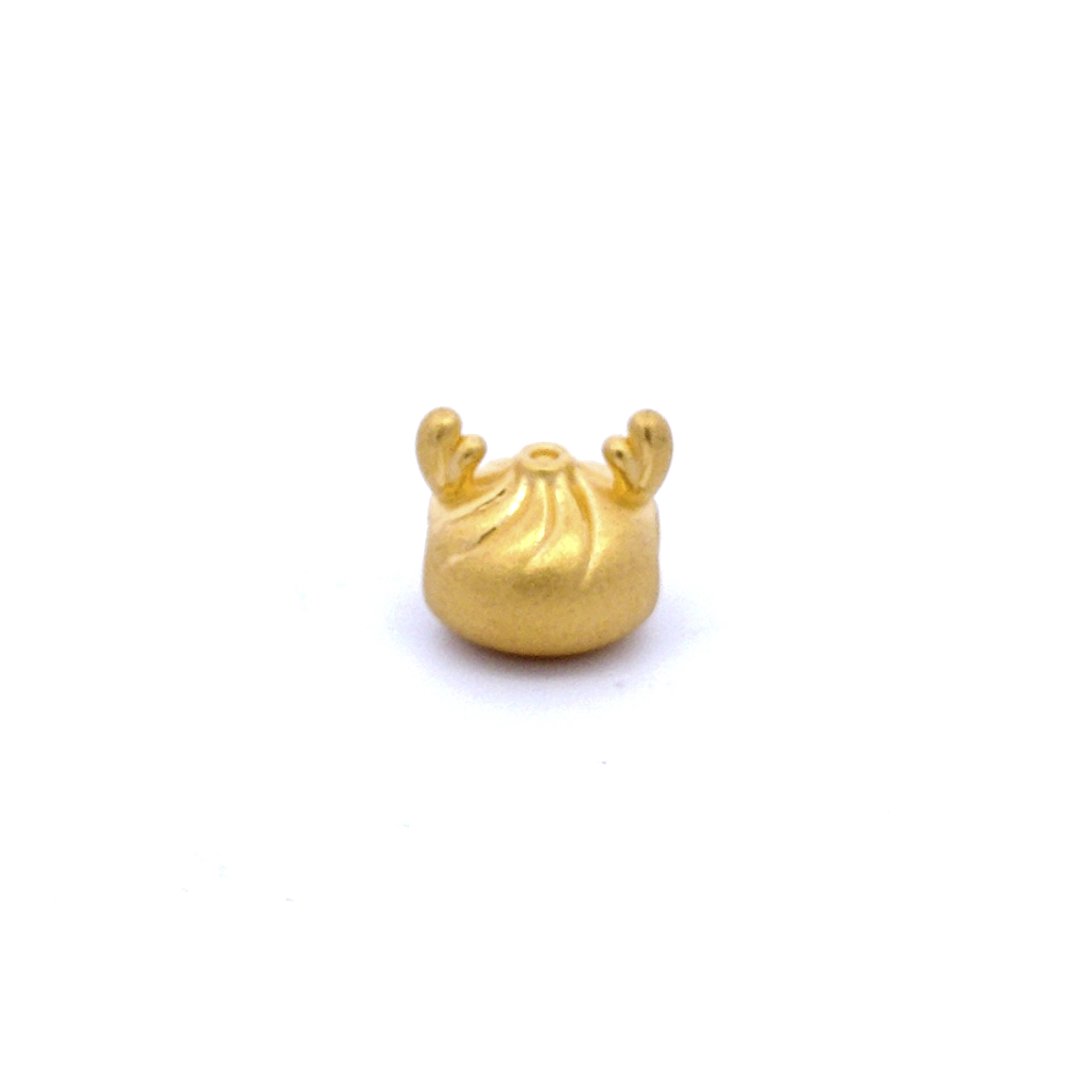 TIANSI 999(24K) Gold Dragon Horn Bun Charm