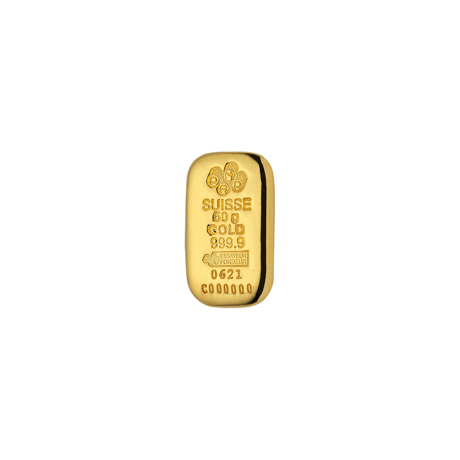 [50Gram] PAMP Gold Cast Bar