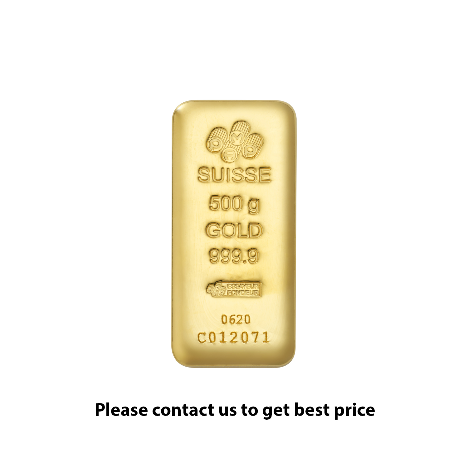 [500Gram] PAMP Gold Cast Bar