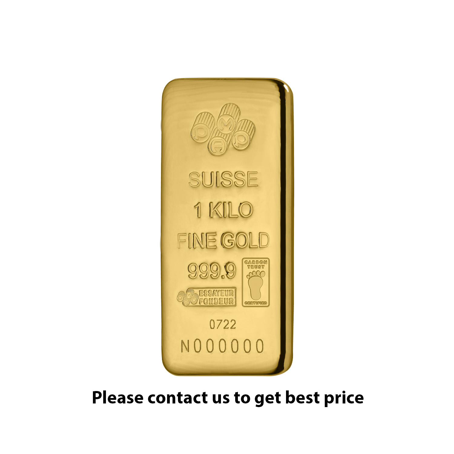 [1Kg] PAMP Gold Cast Bar