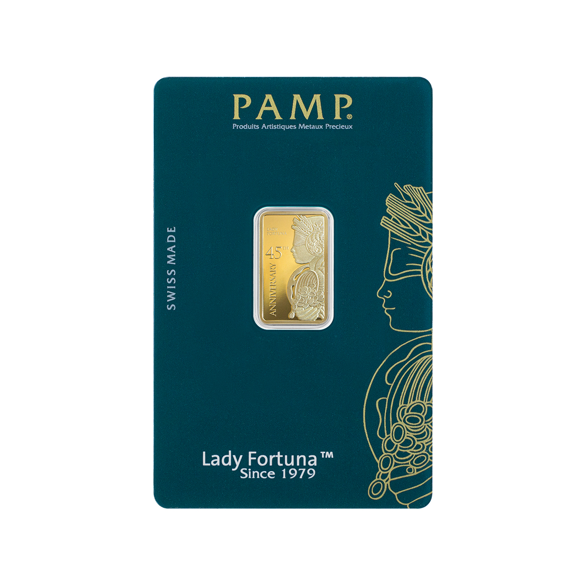 [5Gram] PAMP Fortuna 45th Anniversary Gold Bar