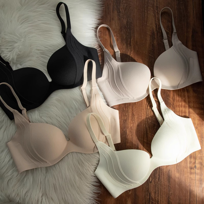 Stella Fashion Seamless Push Up Bra for Women Small Breasts Gathered Together Anti Sagging Lifting Soft Comfortable Bra Underwear