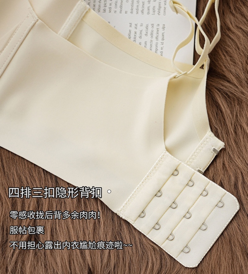 Stella Fashion Seamless Underwear Women's Small Chest Push Up Bra No Steel Ring Bra Ladies Underwear With Padded .