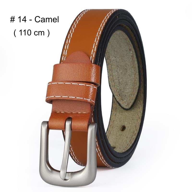 Stella Fashion Men's alloy pin buckle belt PU belt Jeans belt casual all-match pin buckle belt