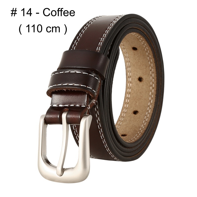 Stella Fashion Men's alloy pin buckle belt PU belt Jeans belt casual all-match pin buckle belt