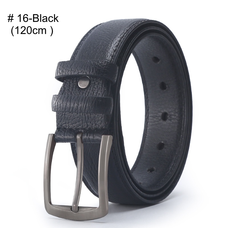 Stella Fashion Men's alloy pin buckle belt PU belt Jeans belt casual all-match pin buckle belt