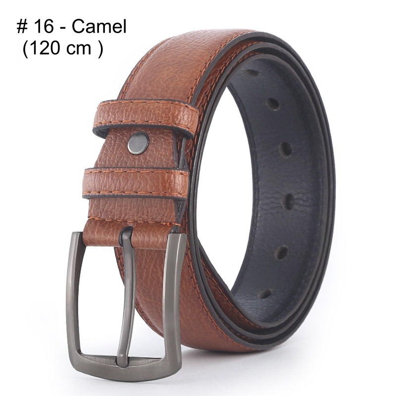 Stella Fashion Men's alloy pin buckle belt PU belt Jeans belt casual a
