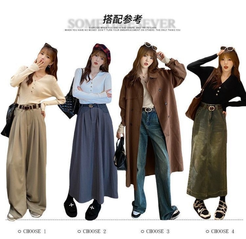 Women's Korean Style V Neck Knitted Top Loose Long Sleeve Inner Basic shirt Bottoming Shirt