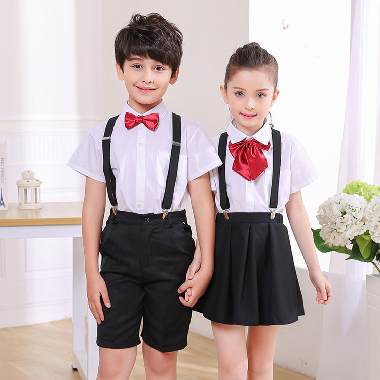 Stella Fashion Suspender kids & bow tie sets for boys girls children elastic & adjustable at party and wedding儿童3夹Y型背带领结
