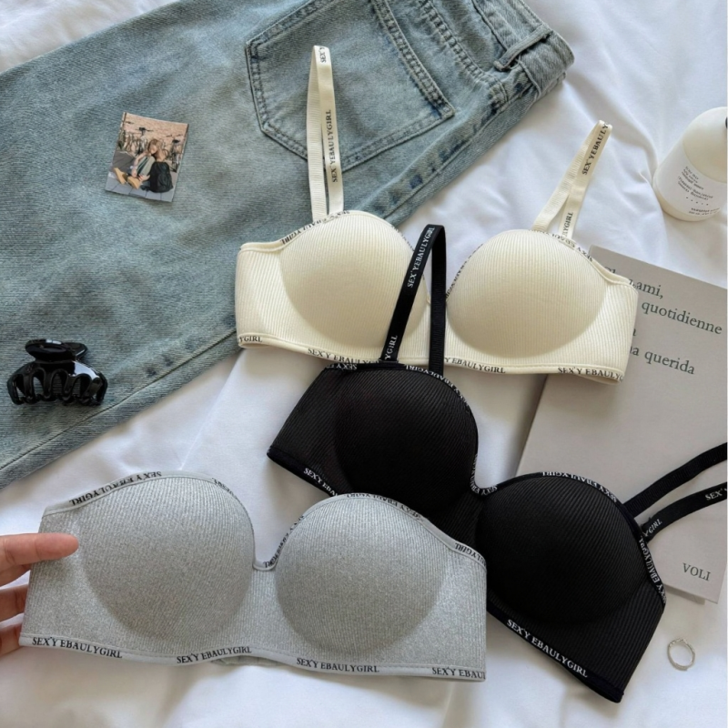 Stella Fashion Korean Fashion Wireless Bra - Anti-Sagging Seamless Padded Bralette | Soft & Smooth Push Up Bra | Perfect for Daily Wear