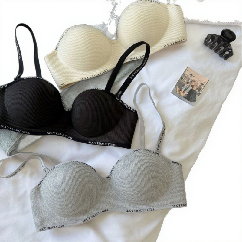 Stella Fashion Korean Fashion Wireless Bra - Anti-Sagging Seamless Padded Bralette | Soft & Smooth Push Up Bra | Perfect for Daily Wear