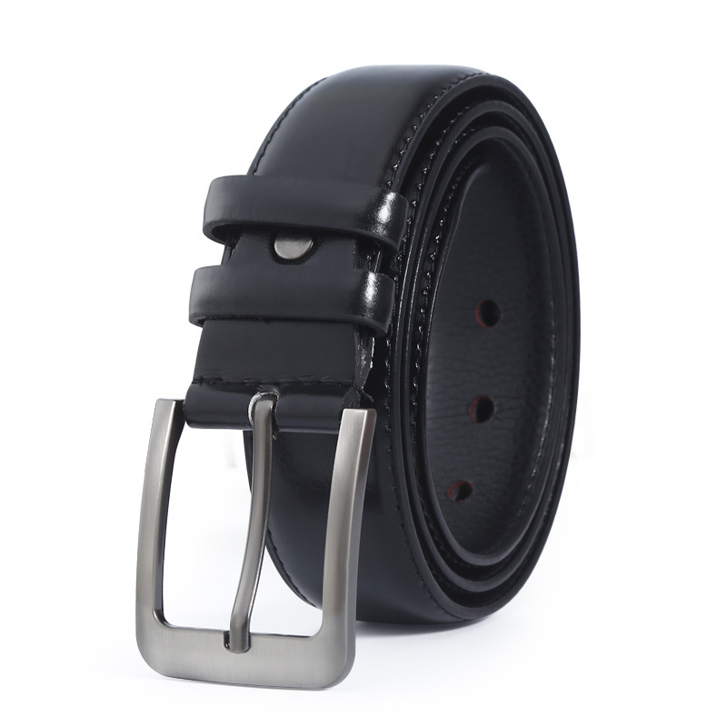 Stella Fashion Men's alloy pin buckle belt PU belt Jeans belt casual a